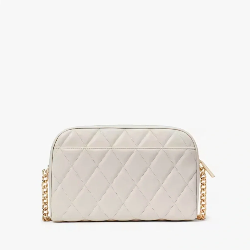 Kate Spade Carey Smooth Quilted Leather Mini‎ Camera Bag (TXABIN)